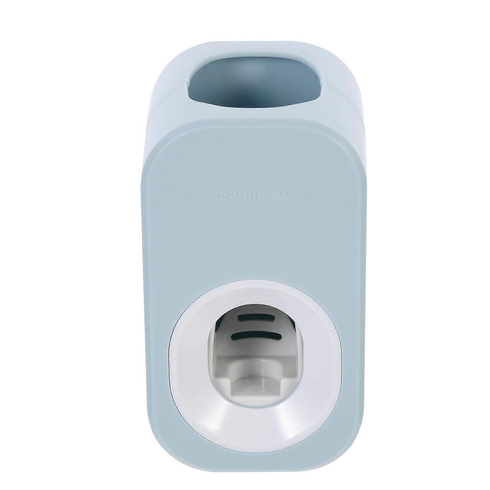 Wall-Mounted Toothpaste Roller Plastic Toothpaste Roller For Home Use Blue 4.4×2.5×2.4in Dispensing 1Set