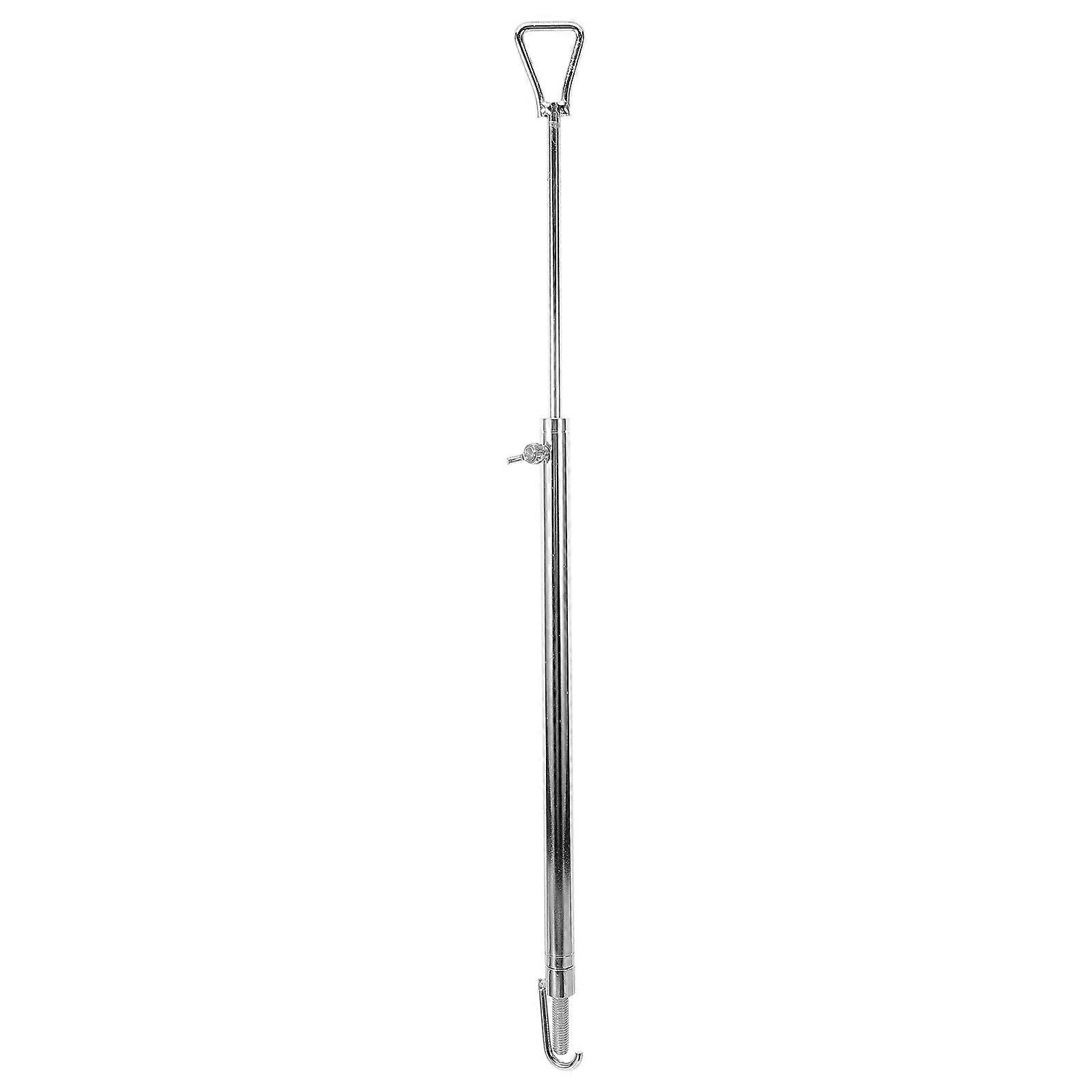 Hood Prop Tool Hood Support Rod Vehicle Hood Support Pole Silver 75.00X3.50X2.00CM 1Set