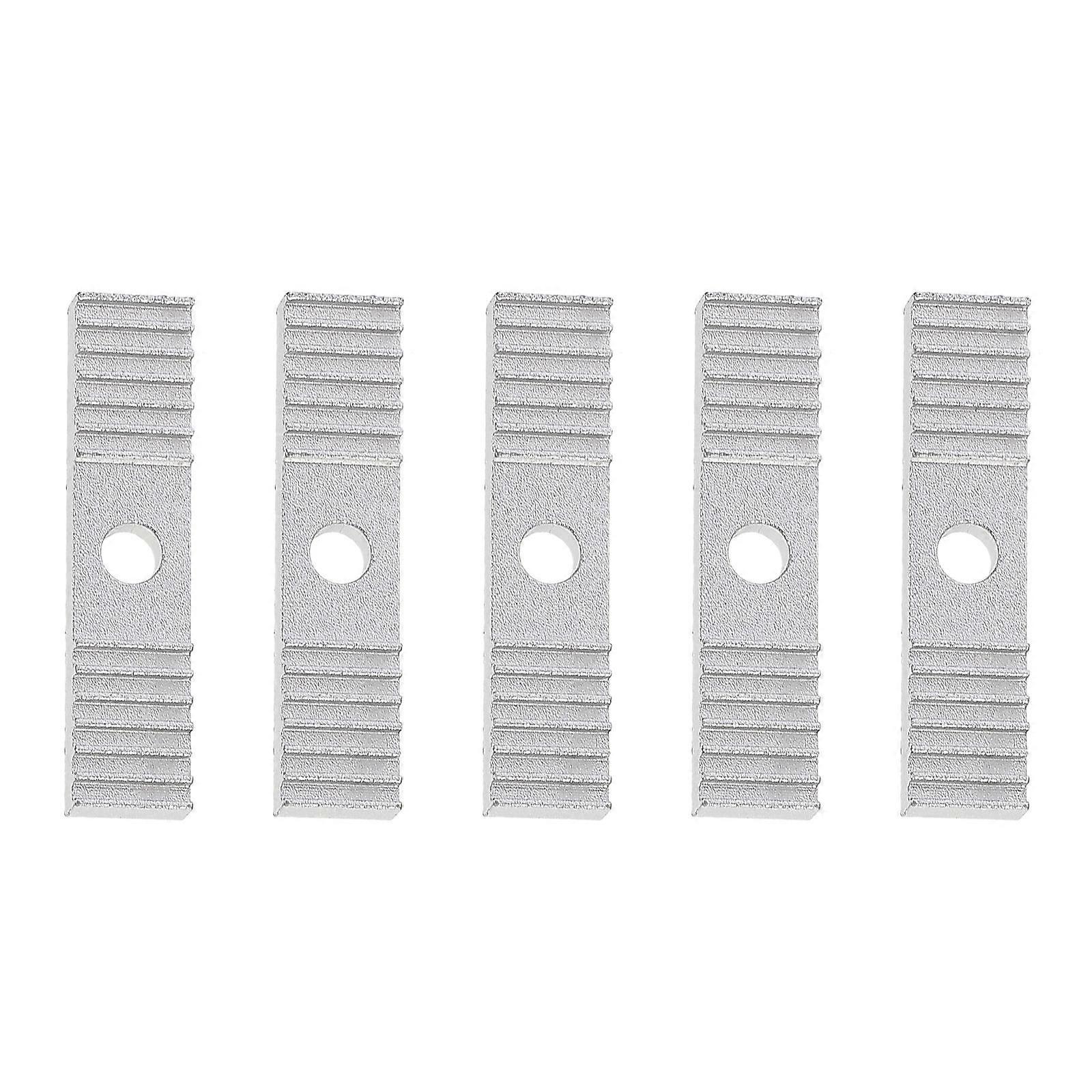 3D Printer Timing Belt Fixing Piece Aluminum Clamp Mount Block 5Pcs Pack