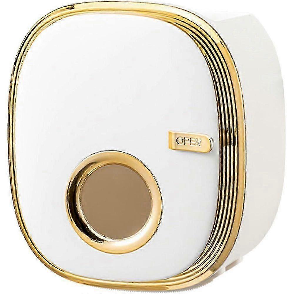 収納ボックス付き壁掛けペーパータオルディスペンサーバスルームティッシュボックス壁掛けトイレティッシュディスペンサーホルダー