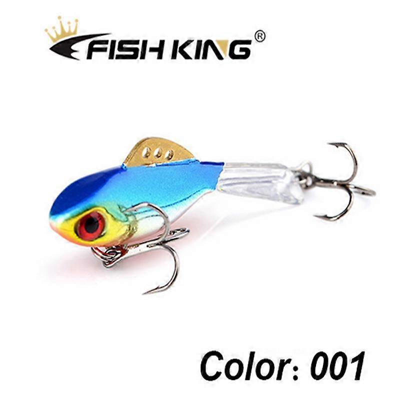 FISH KING Winter Ice Fishing Lure Balancer 3D Eyes Jig Bait Hard Lure Jigging Balancers Fishing Bait For Catching Perch and Pike