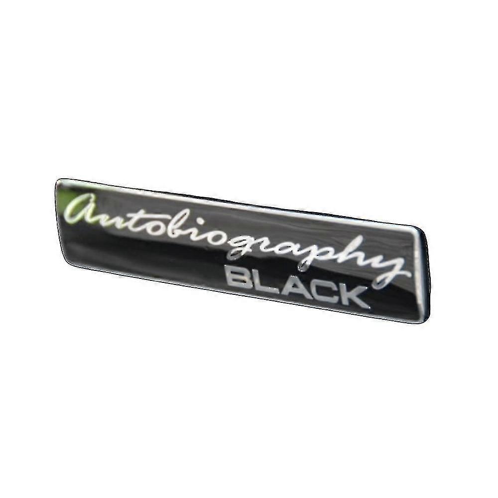 Black/chrome range rover autobiography black rear boot badge emblem 2025