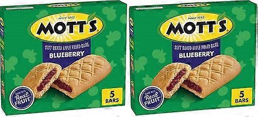 Mott's Soft Baked Apple Filled Bars Blueberry 2 Pack