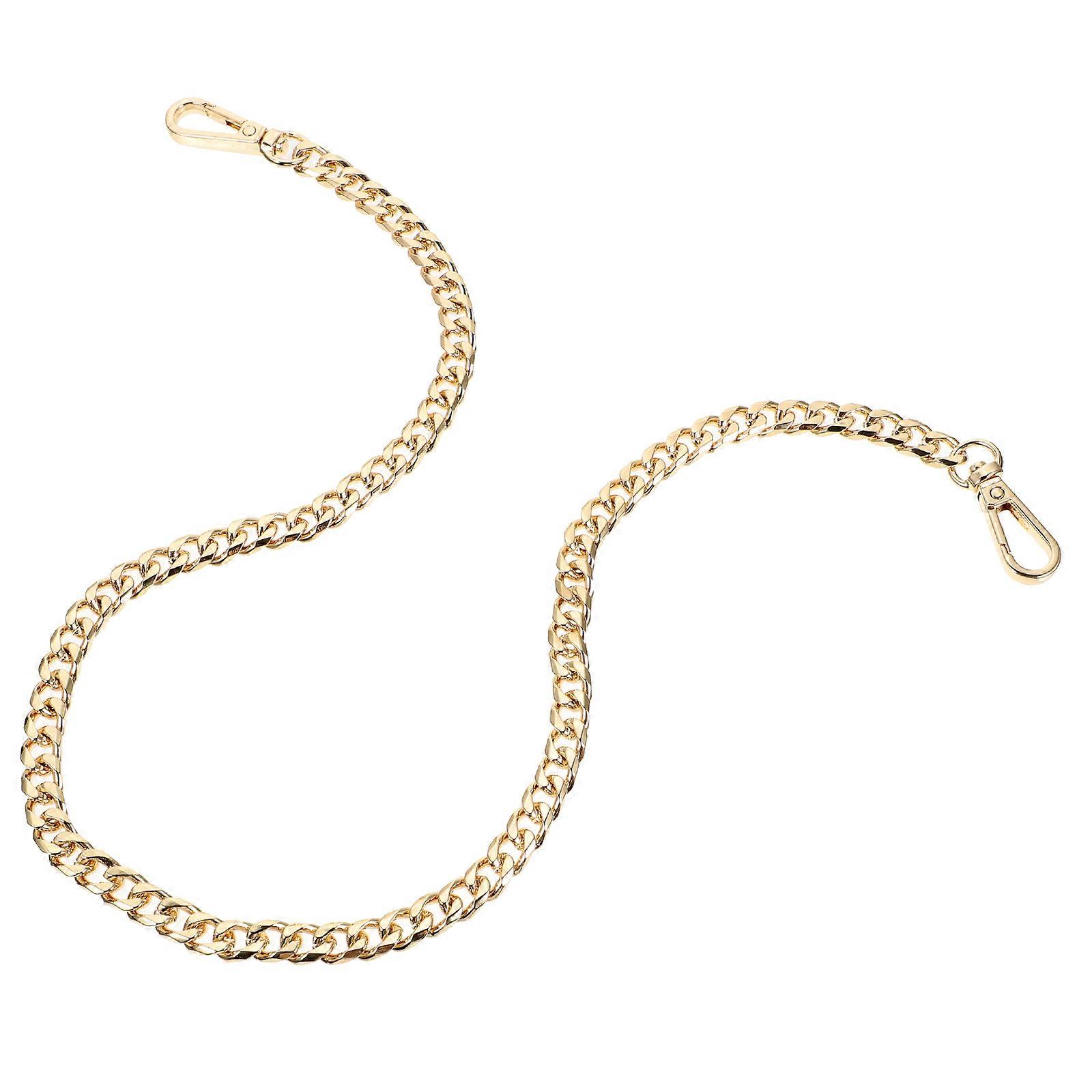 Flat Chain Strap for Handbags Durable Multi Use Crossbody Shoulder Bag Accessory, Fashionable Replacement Purse Chain Decoration