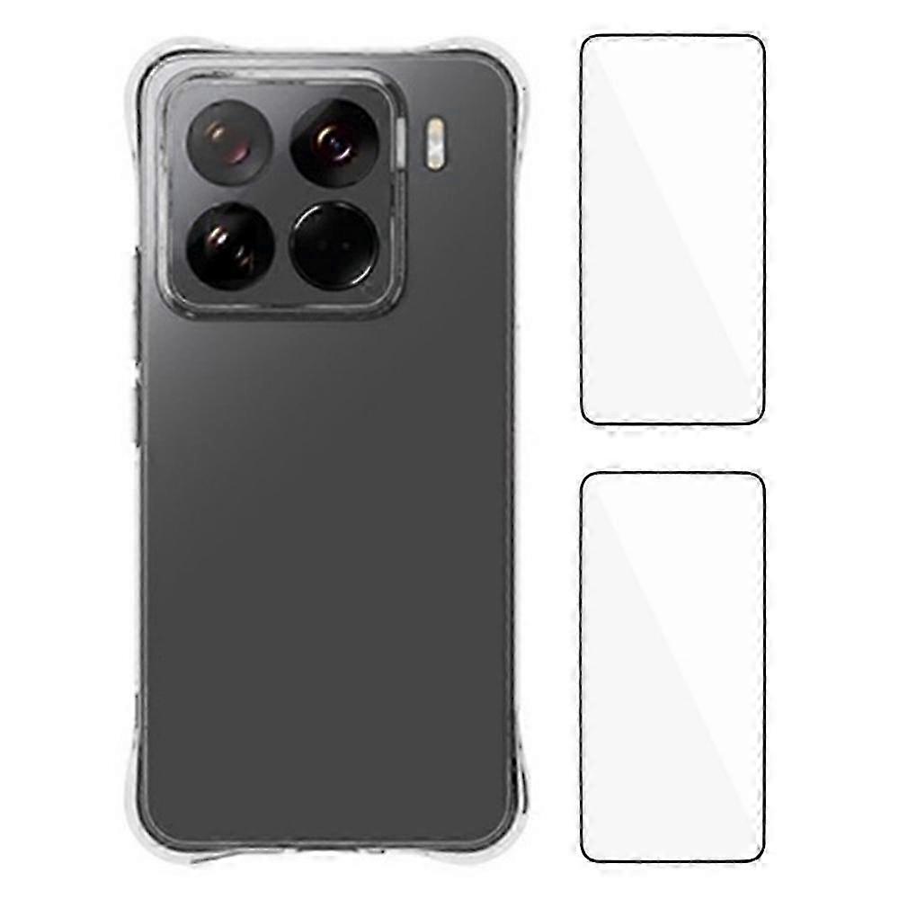 Case for a Certain Brand Smartphone with 2.0mm TPU Material, Featuring Precise Cutouts and 2 Pcs Tempered Glass Screen Protectors