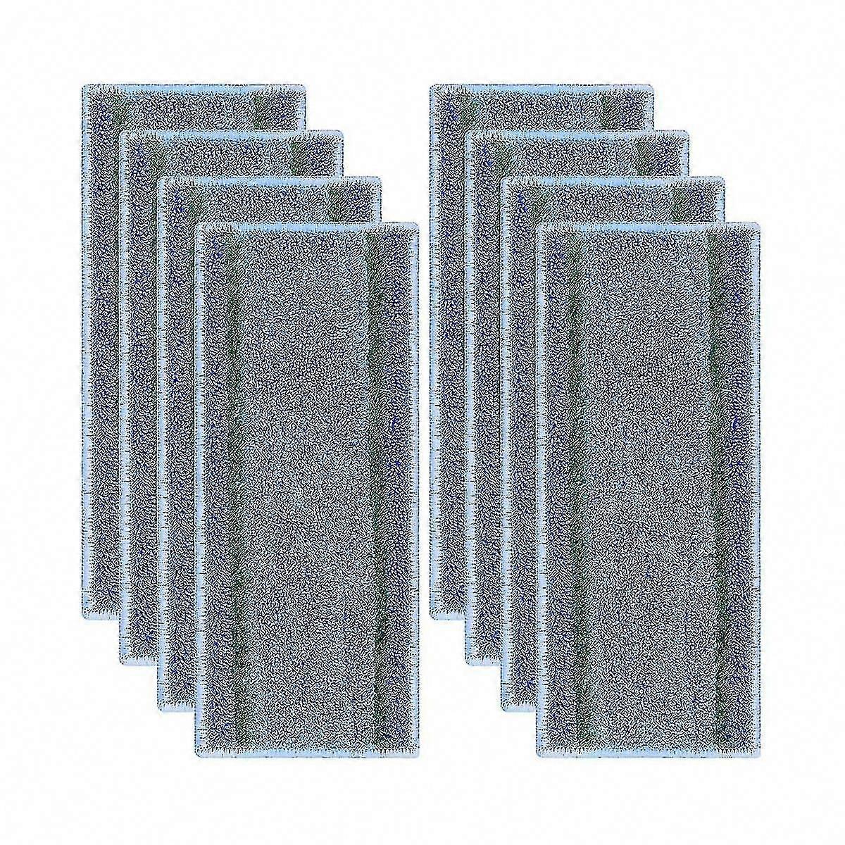 8 Pcs Washable & Reusable Wet Mopping Pads for Jet M6 Series M6 (6110/6012/6112) Robot Cleaner