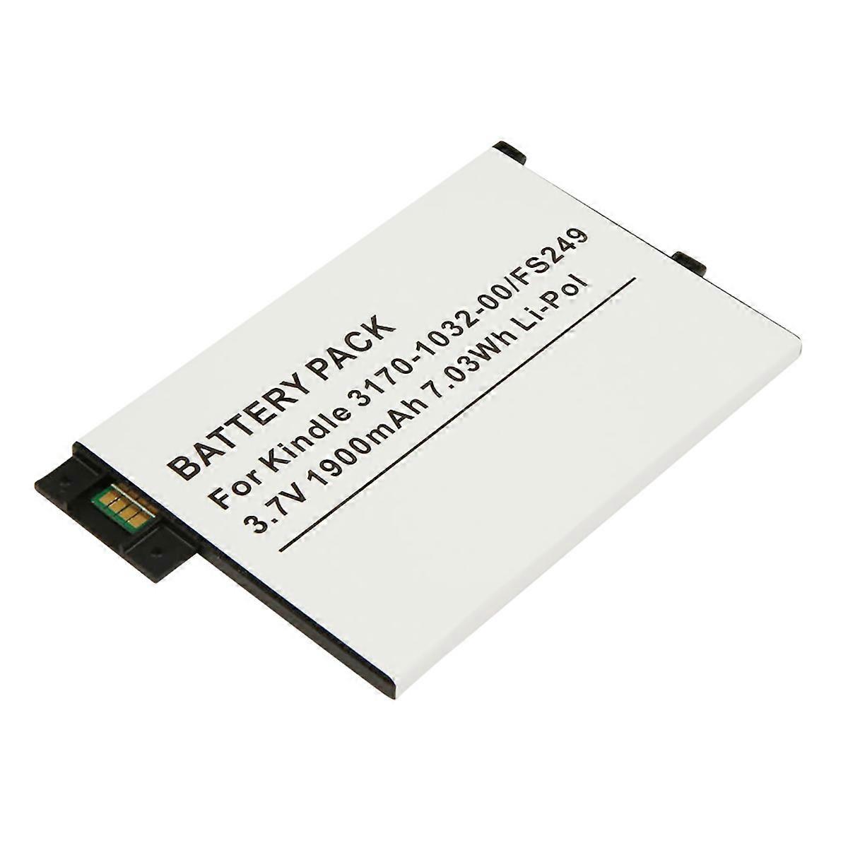 Battery for Amazon Kindle 3 Li-Polymer 3.7V 1900mAh 7.0Wh, White