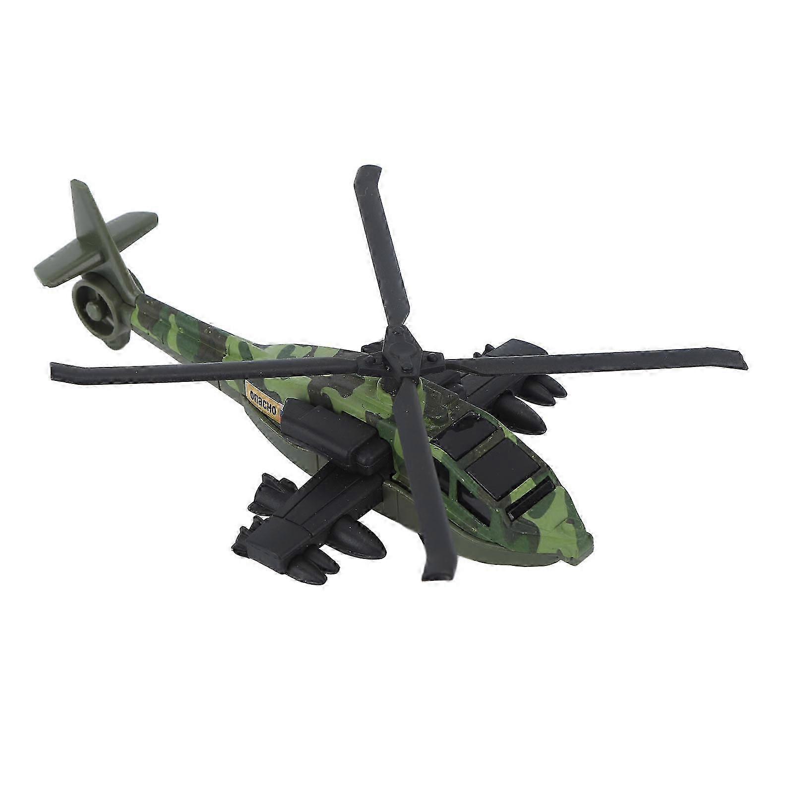 Adjustable Alloy Rotation Pull Back Airplane Model Set for Children Fighter (Green)
