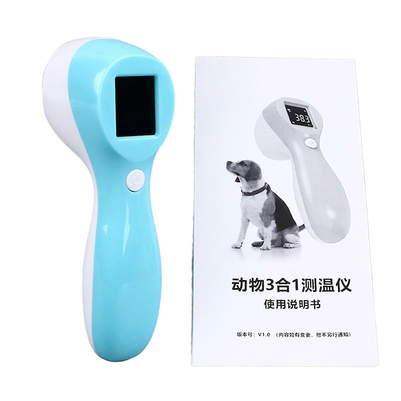 Digital Pet Thermometer Infrared Touchless High Accuracy 3 in 1 Animal Thermometer for Pet Cats Dogs Cattle Sheep Pigs