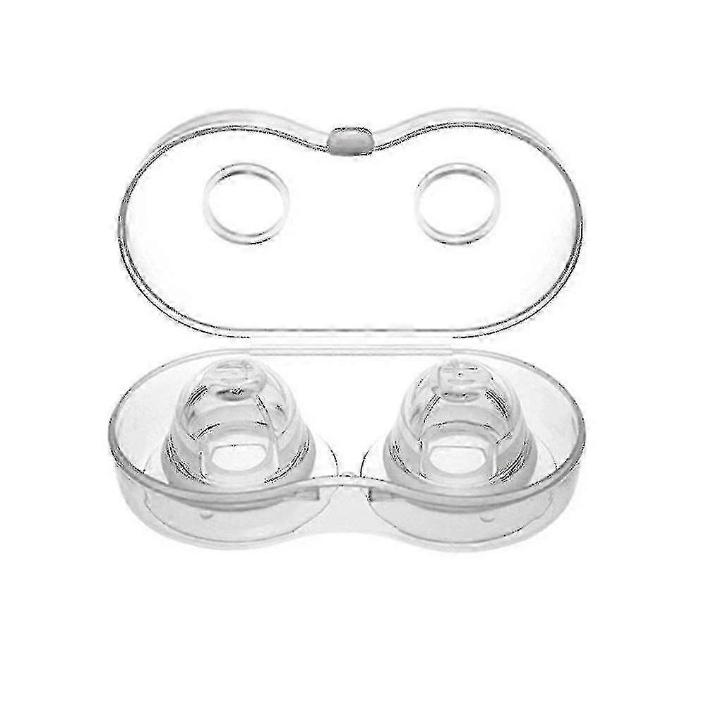 2025 Niplette Set Of 2 Pairs Invisible Suction Cups For Flat And Inverted Corrector - Made Of Food Grade Silicone - 100% Silicone