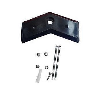 Supporto verticale da parete per skateboard e snowboard, espositore salvaspazio, scaffale per riporre gli skateboard, colore rosso