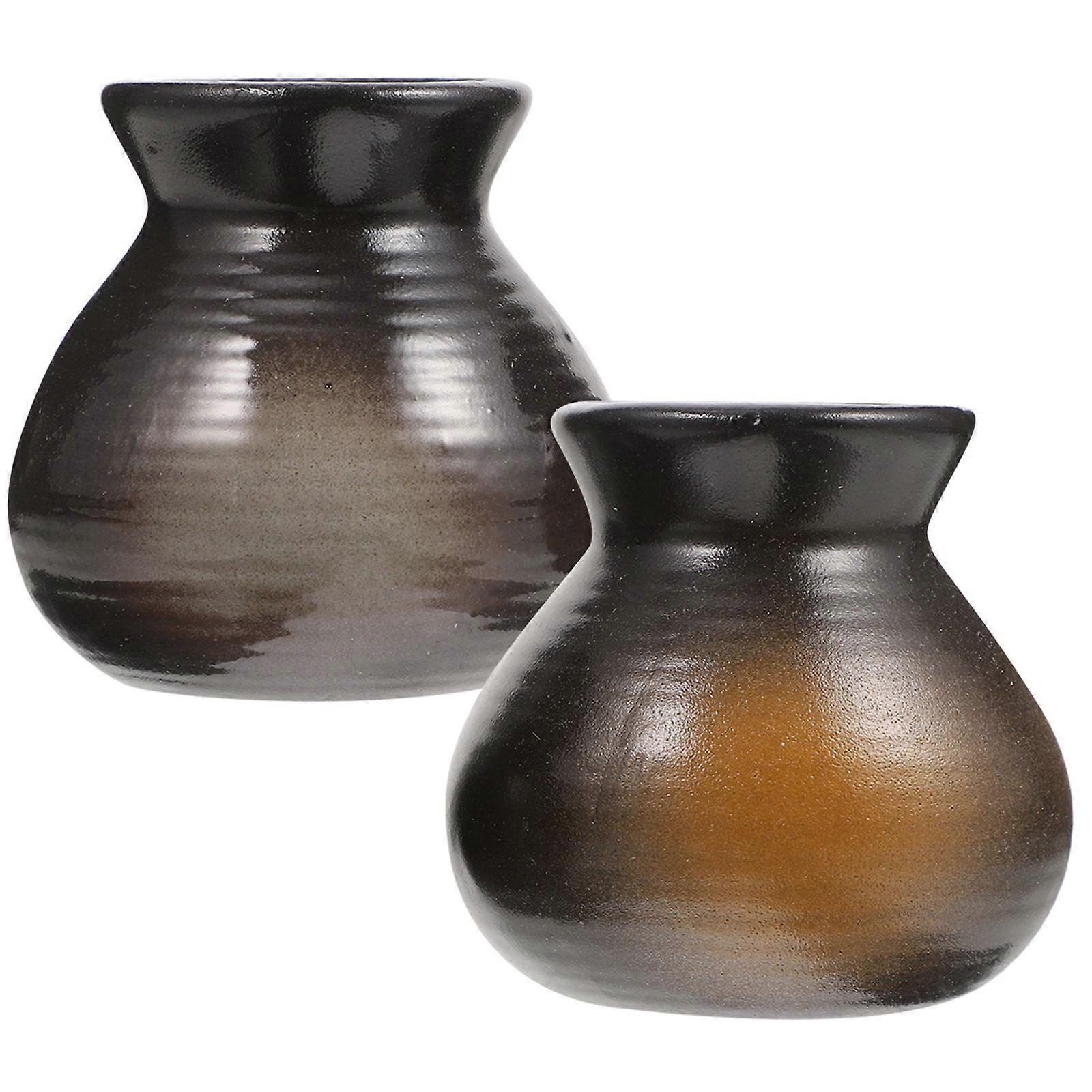 Dry Ice Pot   2pcs Practical Sushi Cups for Table Decor, Compact Design with Underglaze Finish, Ideal for Japanese Restaurants, Homes and Dessert