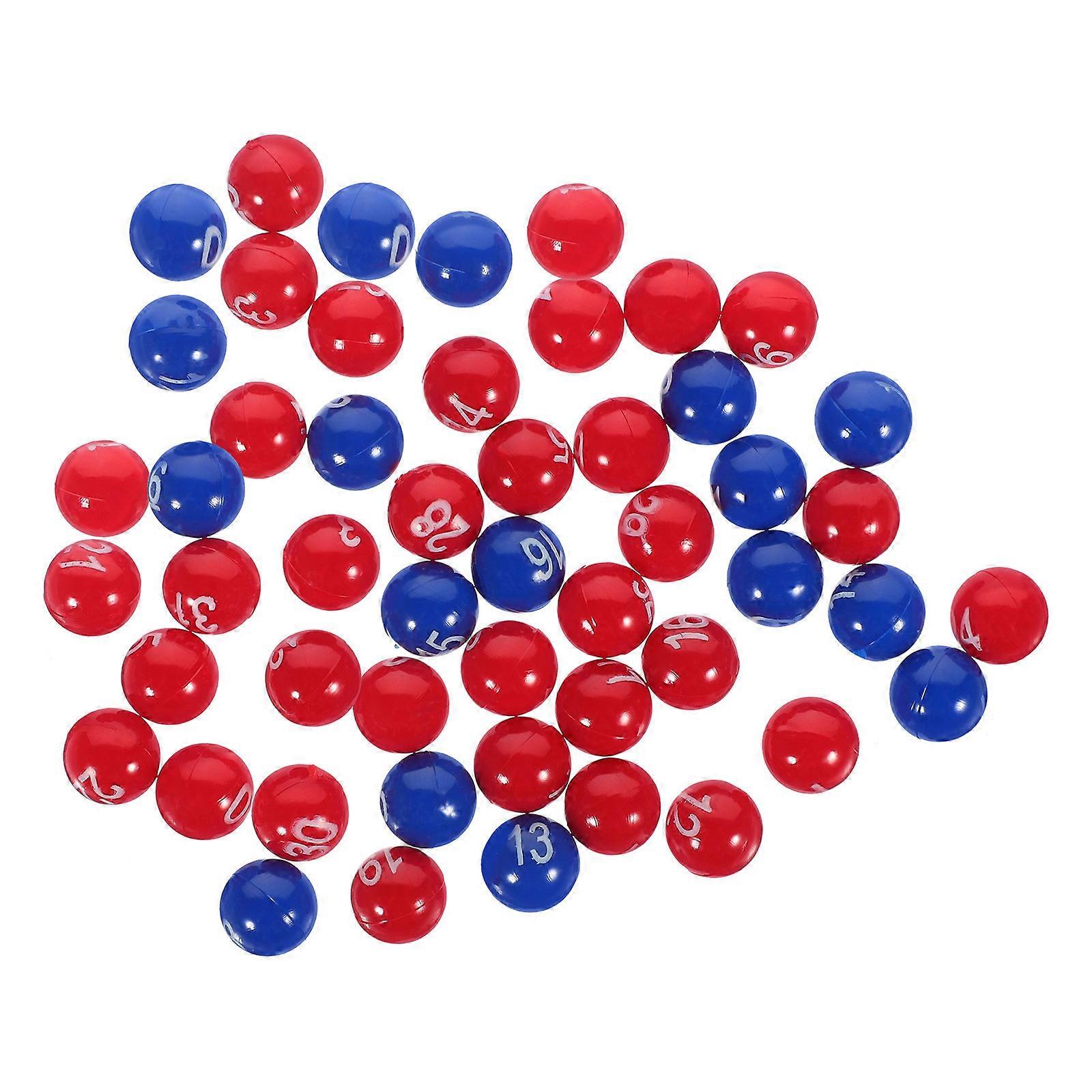 Seamless Plastic Raffle Balls with Printing for Bingo & Party Games