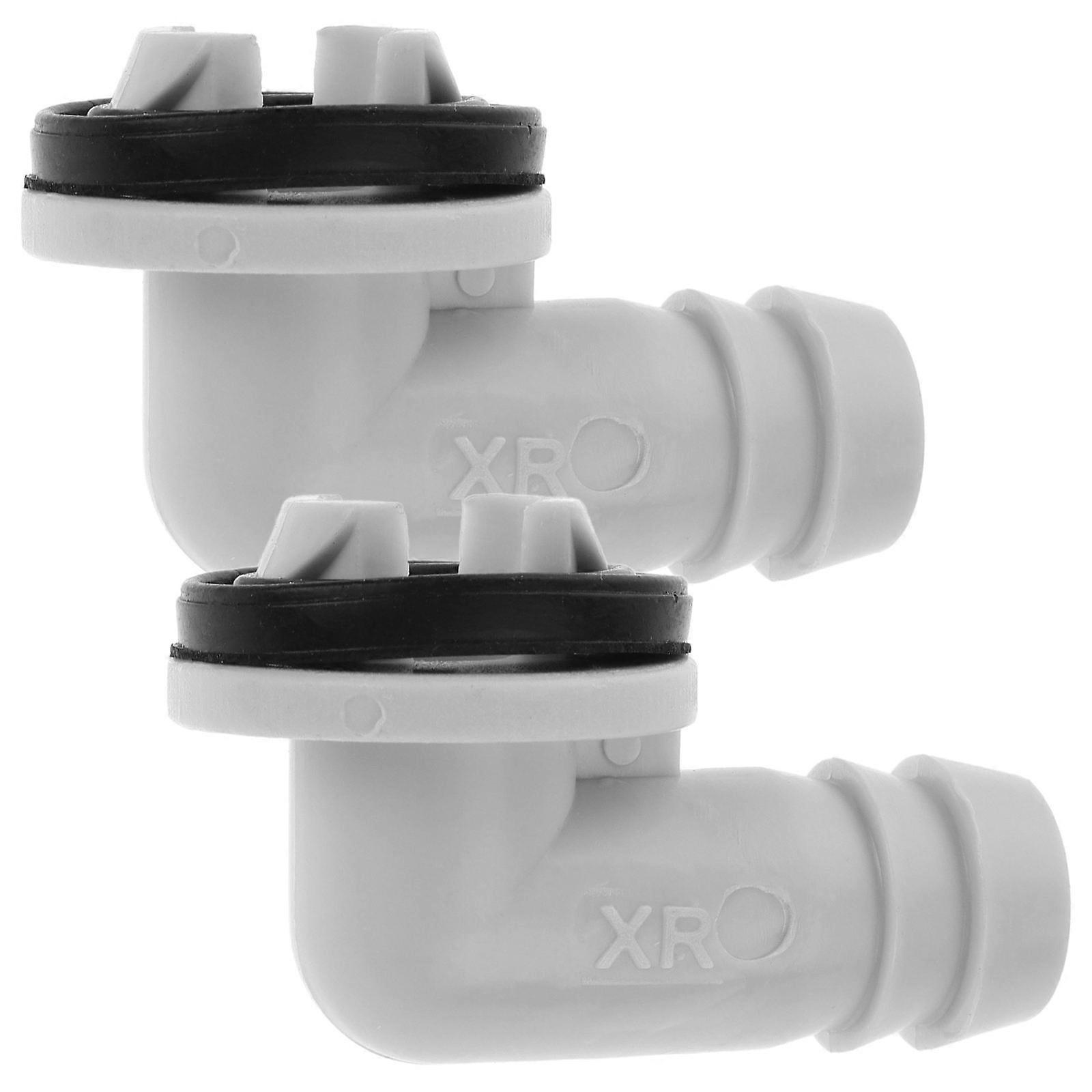 Hose Adapter Hose Pipe Connector Air Condensing Units Hose Connector Plastic Drain Hose Joint For Home Use 2Pcs