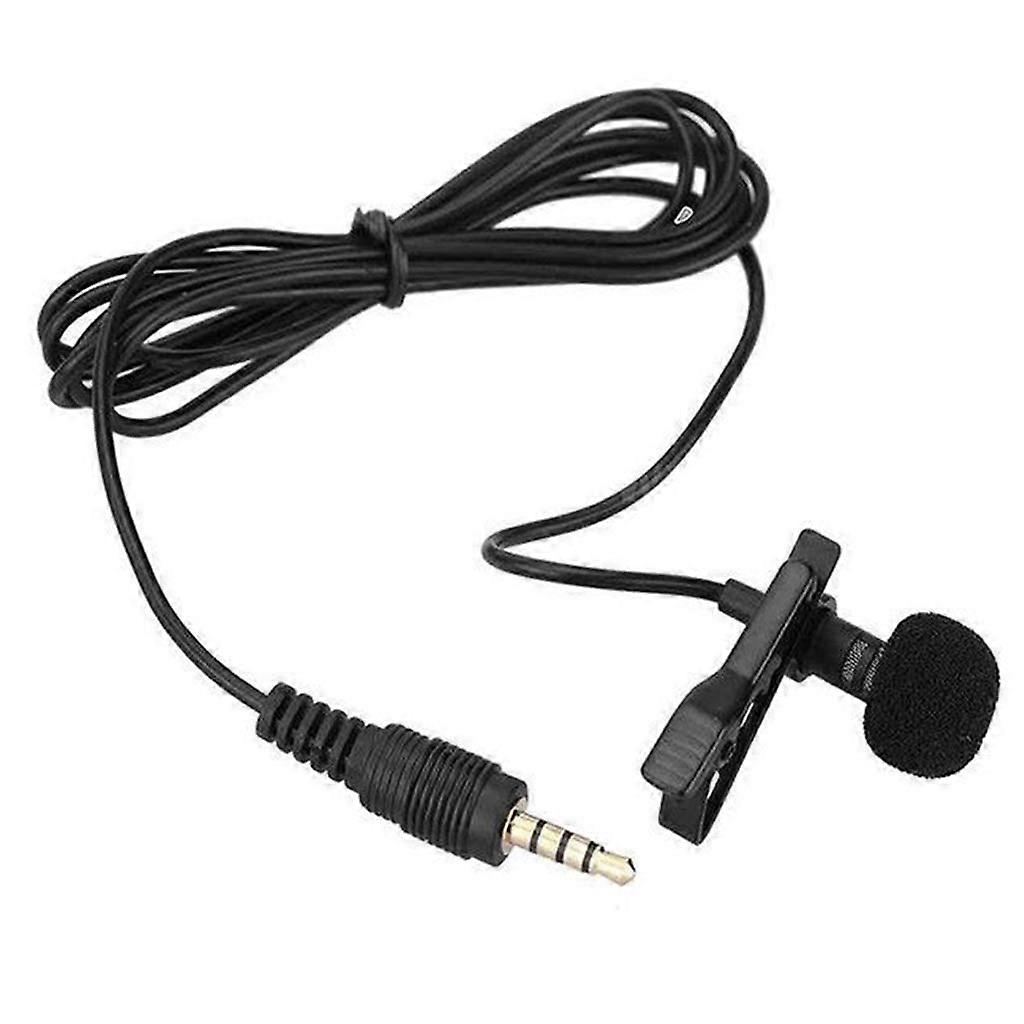 Compact Reversible Microphone Plug and Use Gaming Headset MIC 3.5mm Cable Connector for Musical Instruments Camera Suitable