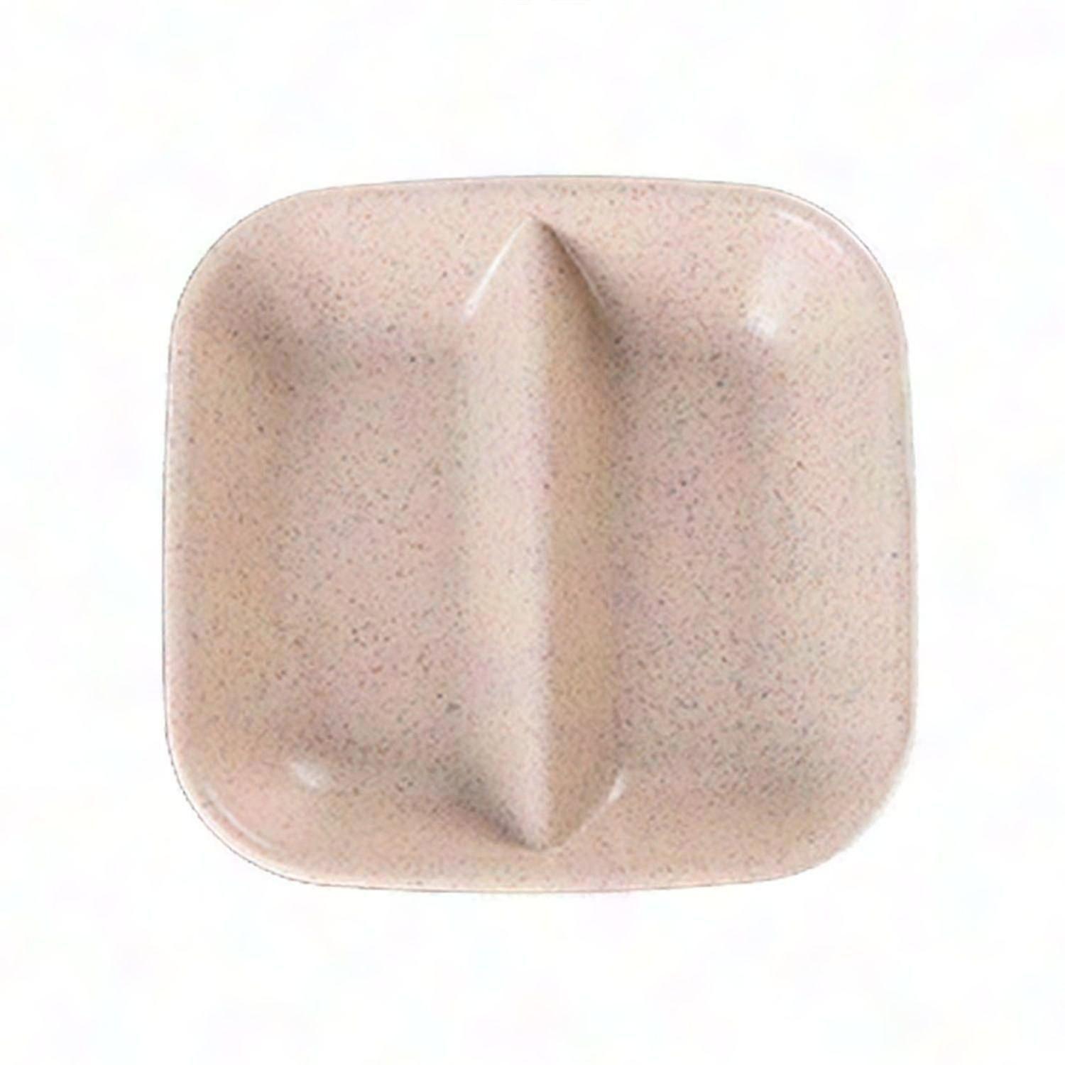 2Pcs Multipurpose Sauce Dish With Double Grids