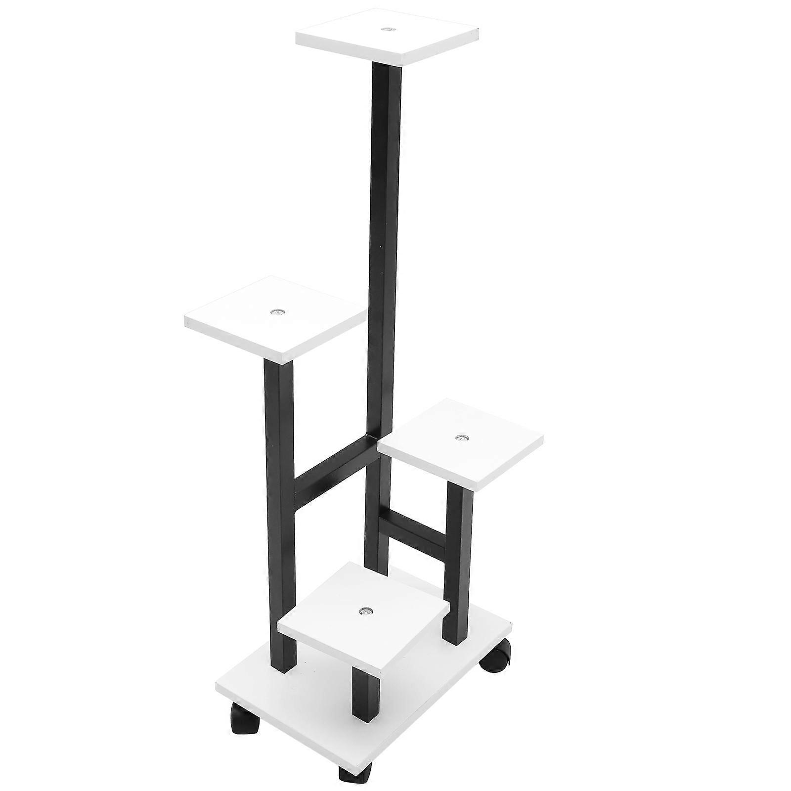 Indoor Flower Pot Rack Storage Shelf For Garden Pet Protection Height Adjustment 1Set