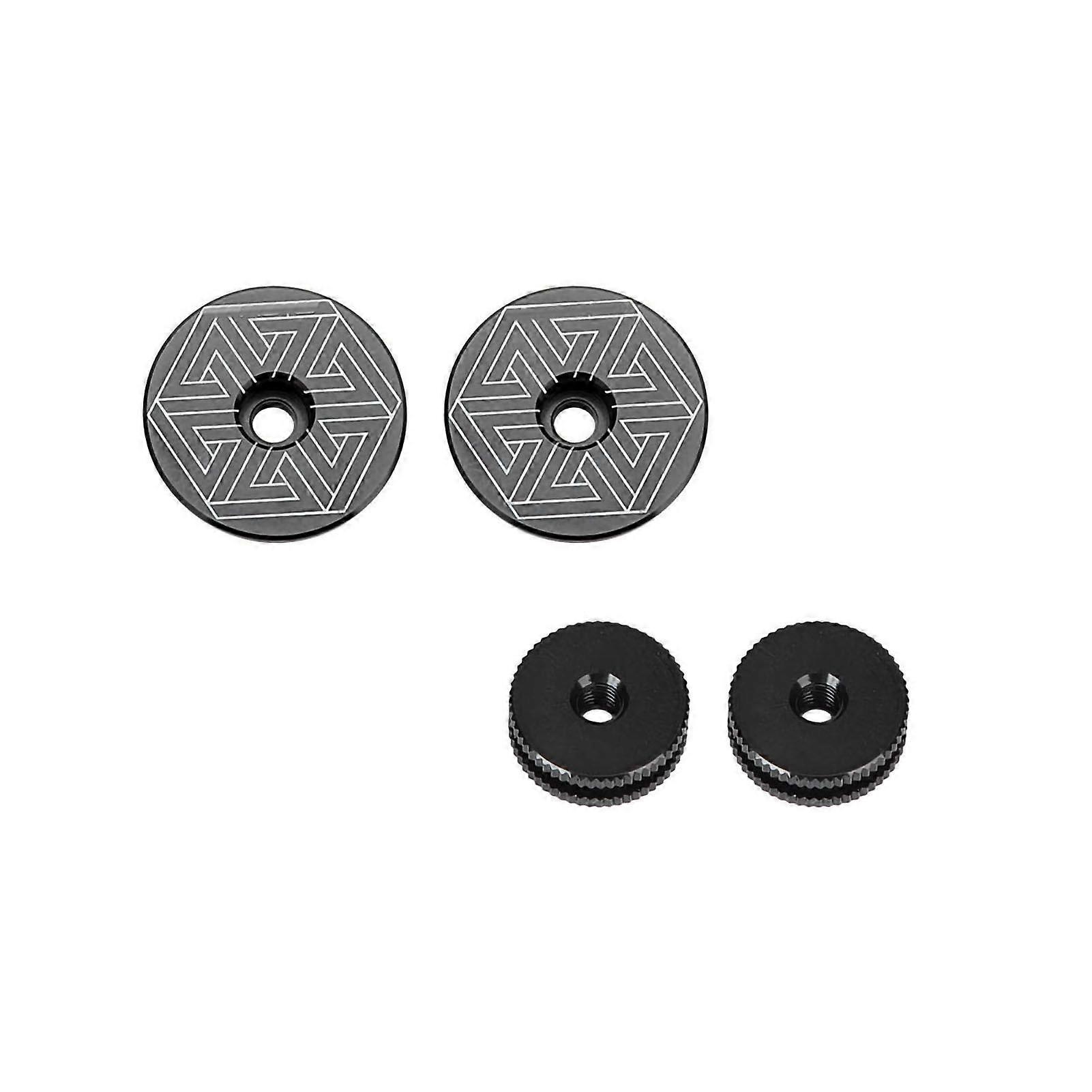 Risk Mountain Bike Bicycle Comfortable Handlebar Rubber Grips Bar End Grips (Hexagon)YMQX)