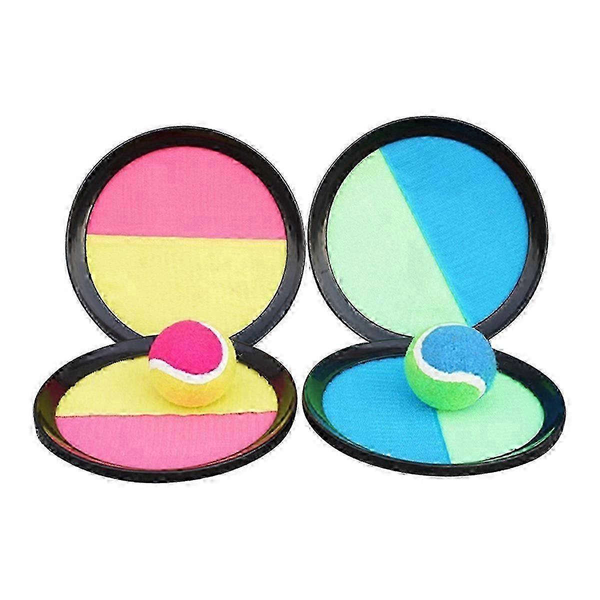 Ball and Catch Game, Kids Toss Game Boys Girls, Catching Ball Set with 2 Paddles for Outdoor Beach js