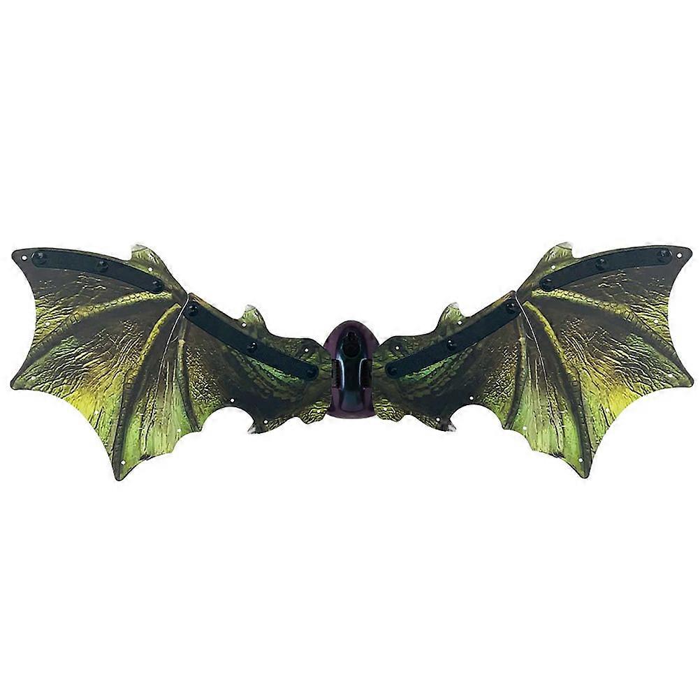 Cosplay Party Wing Dinosaur Wing Prop Halloween Stage Performance Green 85X30cm Glowing Effect 1 Set