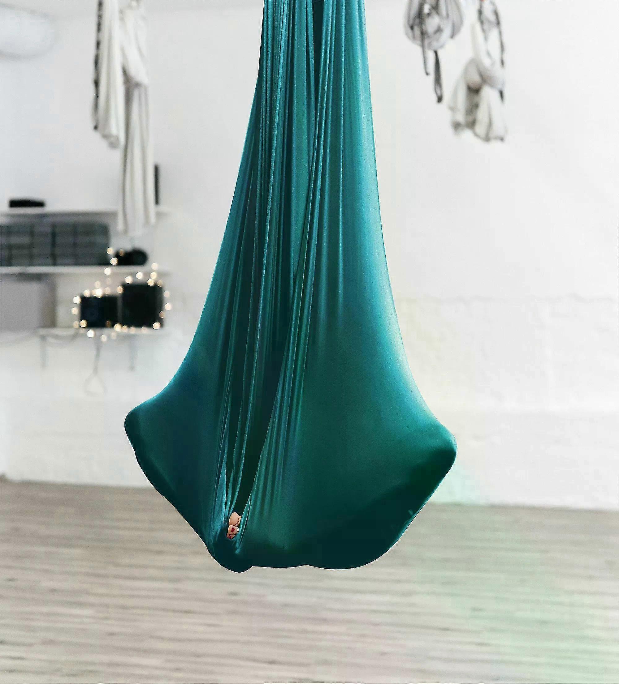 Aerial Yoga Hammock Set with Low Stretch Fabric for Studio and Home Yoga Practice
