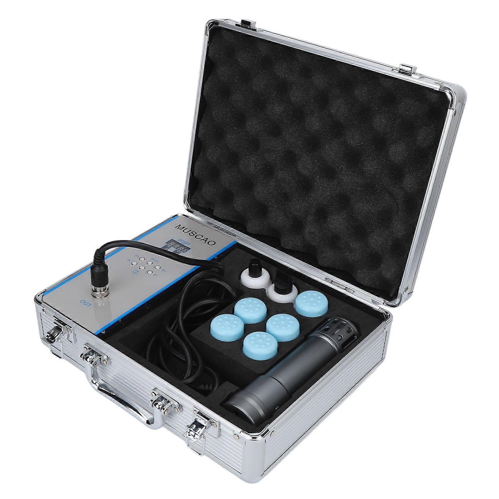 ED Shockwave Treatment Machine Deep Massage Pain Relieve Extracorporeal Therapy Instrument Black Gold 100‑240V EU Plug
