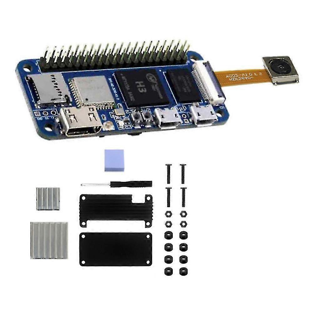 For Banana Pi M2 Zero -core Allwinner H3 512mb Development Board+ov5640 Camera+aluminum Case+heatsi SZRH A-G 1560