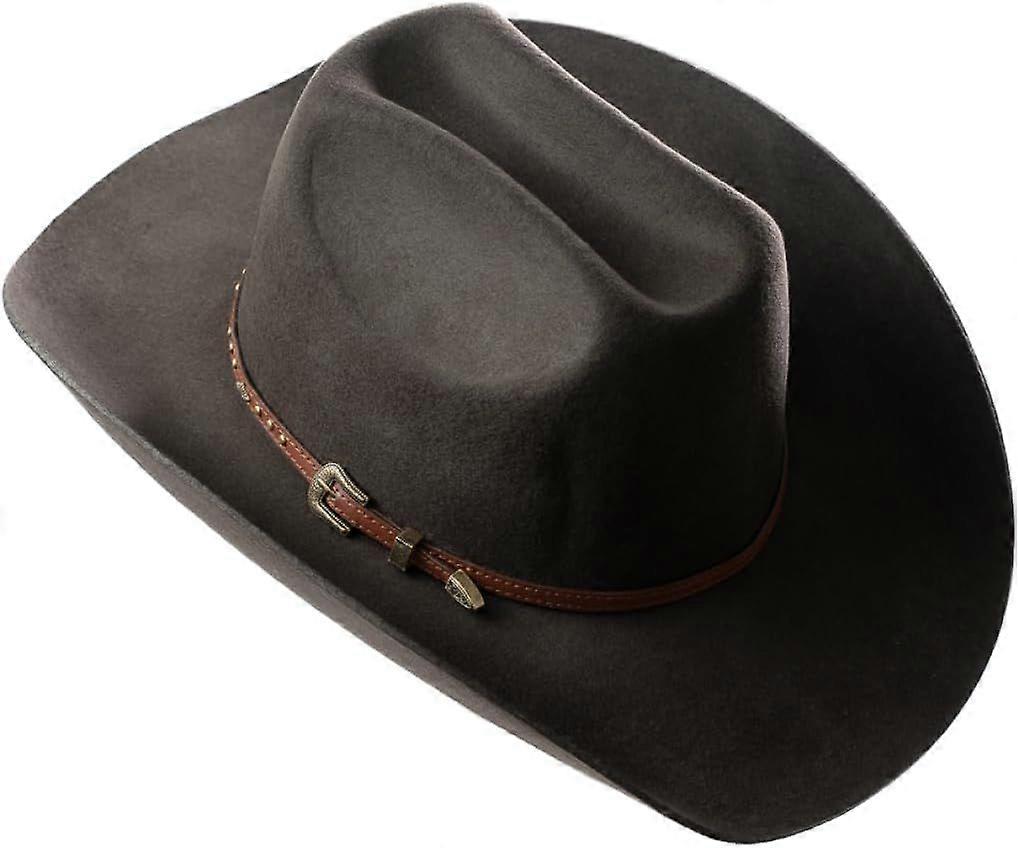 2025最新モデルスタイリッシュなウエスタンカウボーイハット-男性用カウボーイハット-アクセサリー