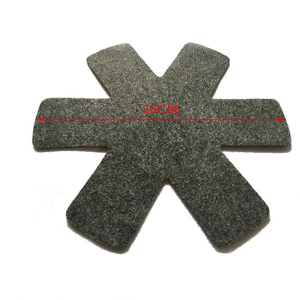 Pot And Pan Spacers Non-Woven Fabric Pad Prevent Scratch Kitchen Storage 3Set