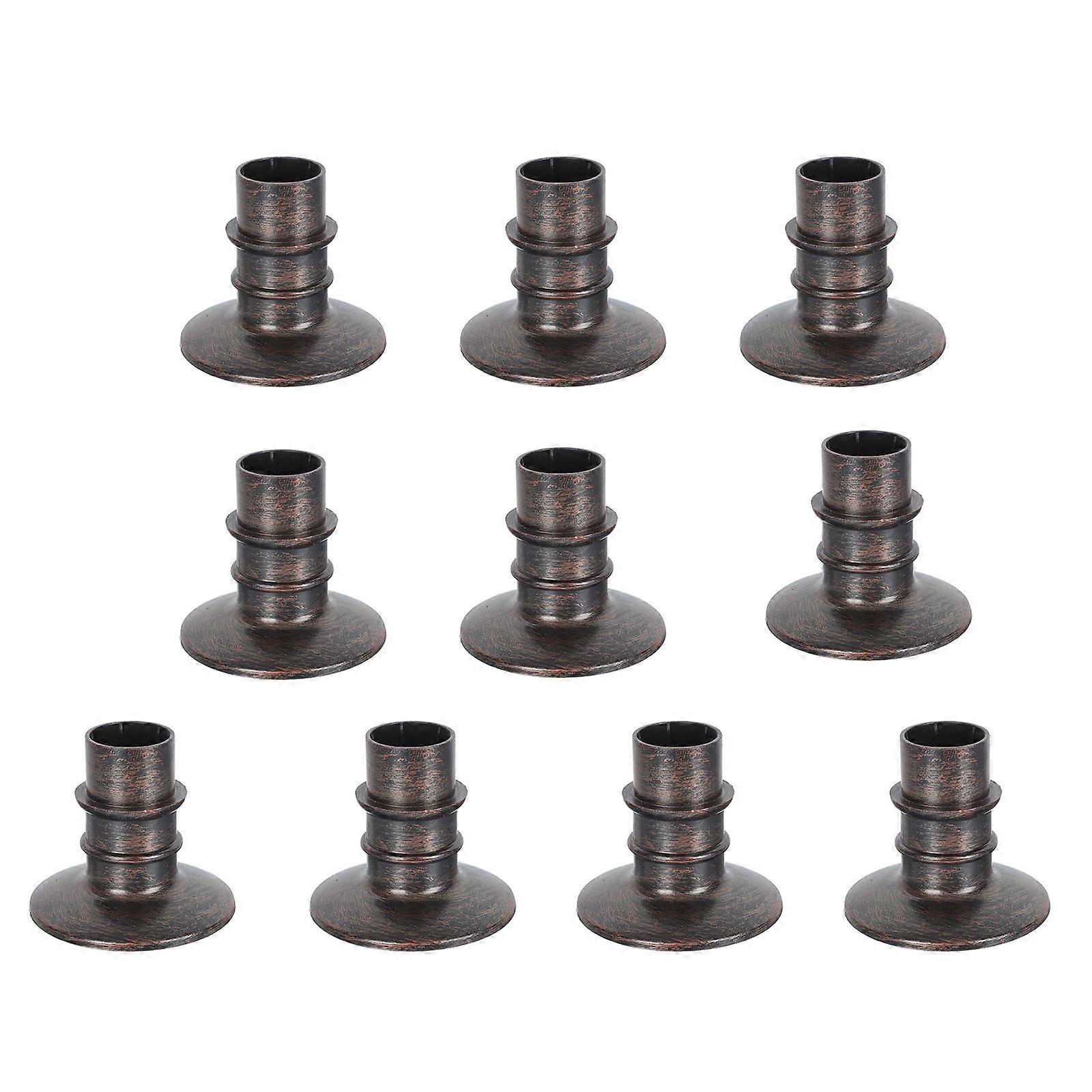 Coffee Plastic Candlestick for Decoration Use and Creative Design Adds Warm Atmosphere to Living Room Desktop Decor