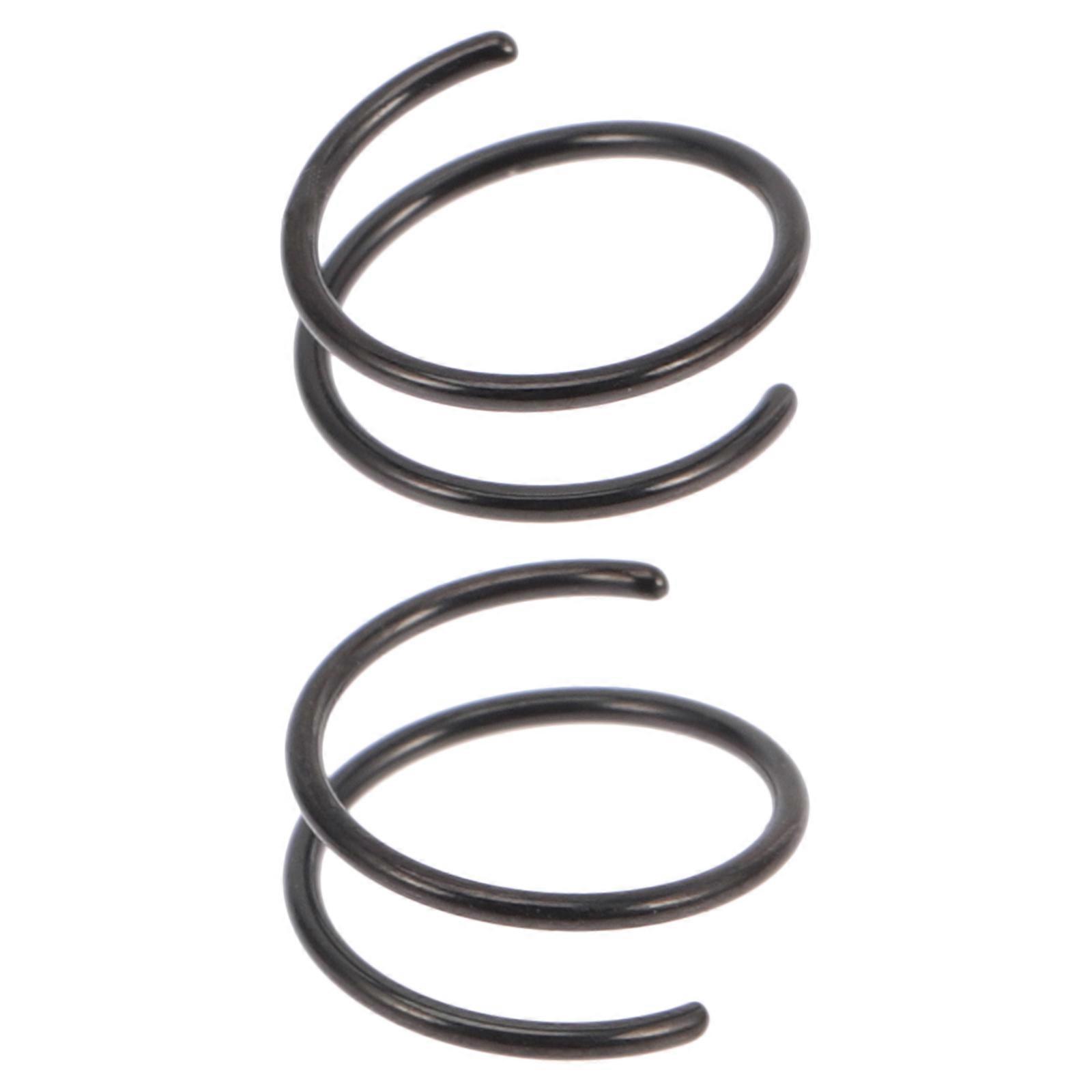 Nose Jewelry for Women Fashionable Spiral Hoops Easy to Wear and Remove Special Occasions 0.8x0.8cm 2Pcs