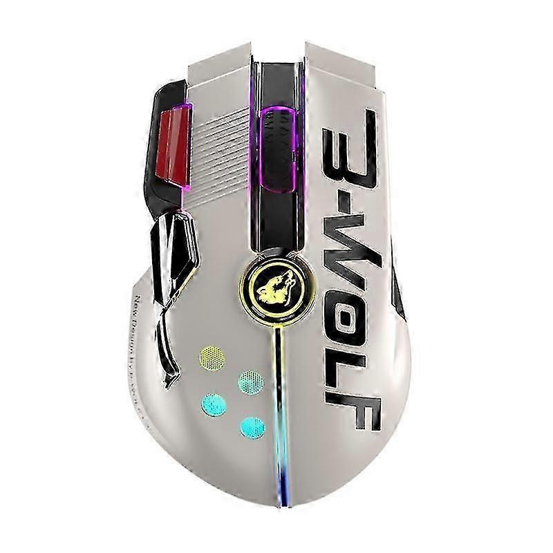 X6 Wireless Ricaricabile Gaming Mouse Dual Mode Wired Mechanical Mouse 12000 dpi