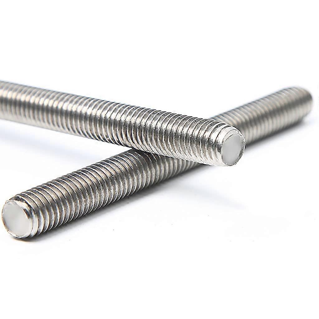 304 Stainless Steel Threaded Rod 250mm Full Thread Bar M2-M20 for Construction and DIY Projects