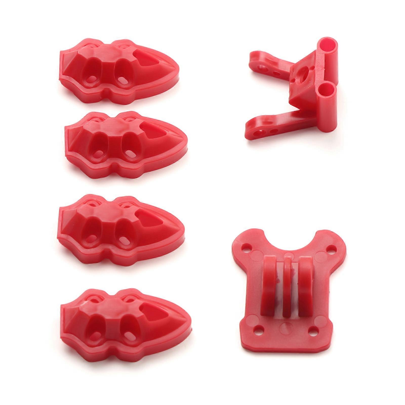 FPV Quadcopter Frame Upgrades For Mark4 5/7Inch Drones Easy To Install Multifunctional Drones Repair Accessories  Red