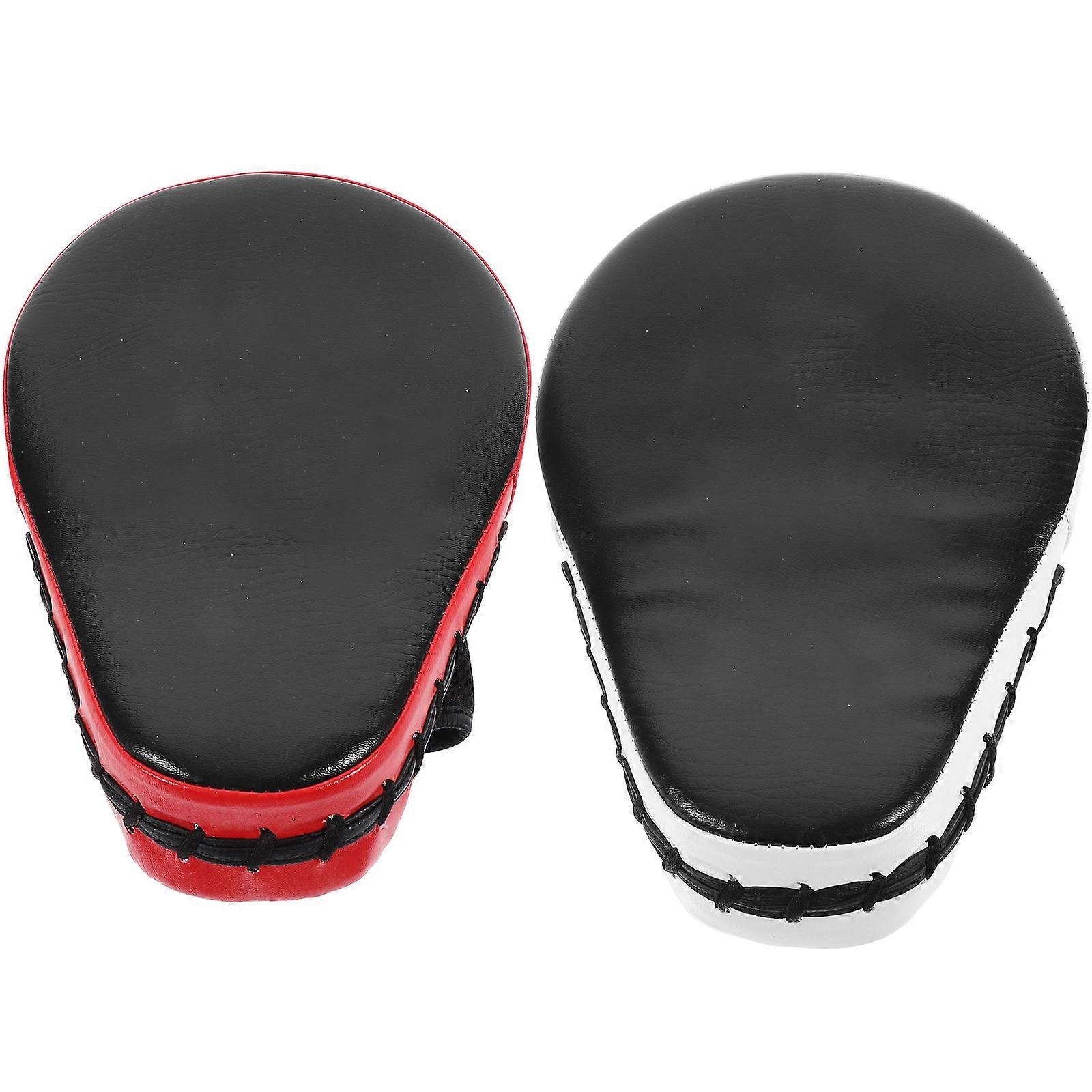 Training Kick Pads Boxing Accessories Karate Kicking Pads For MMA Strike Absorption Sponge Curved 1Pair