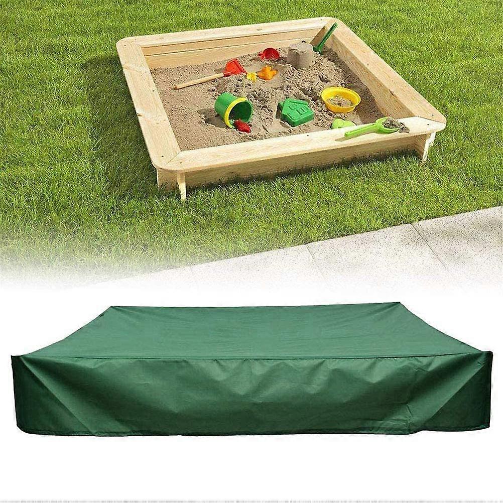 Square Sandbox Waterproof Sand Cover with Drawstring Sand and Toy Contamination Avoid Dustproof Protection Sandpit Pool Pit Cover 150 x 150 cm