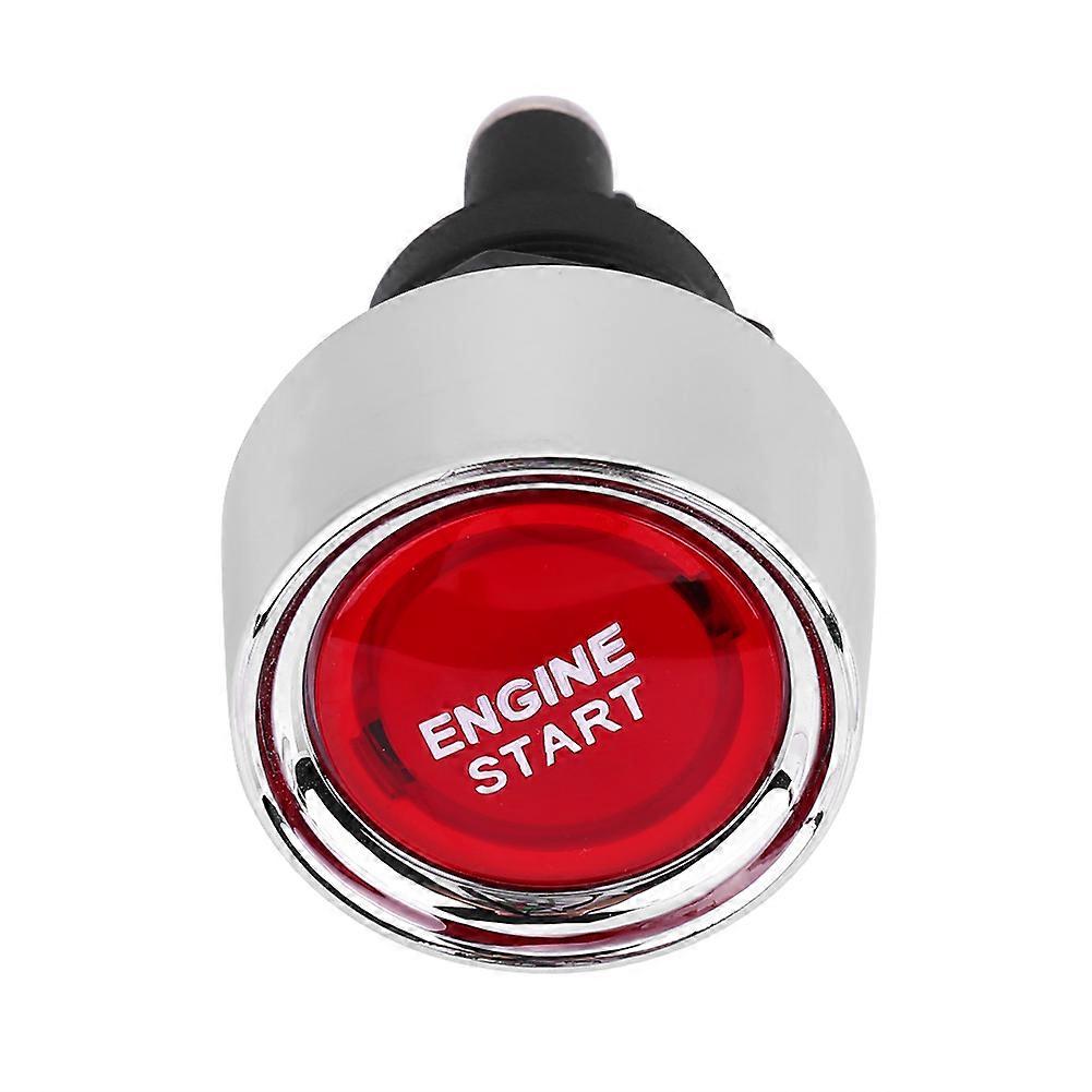 12V-24V 50A Car Vehicle Engine Start Push Button Switch Ignition Starter Blue LED