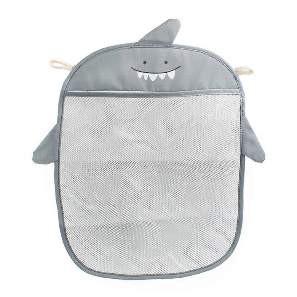 Durable Polyester Pongee Hanging Bag with Large Pocket and Three Small Pockets for Tidy Storage Grey