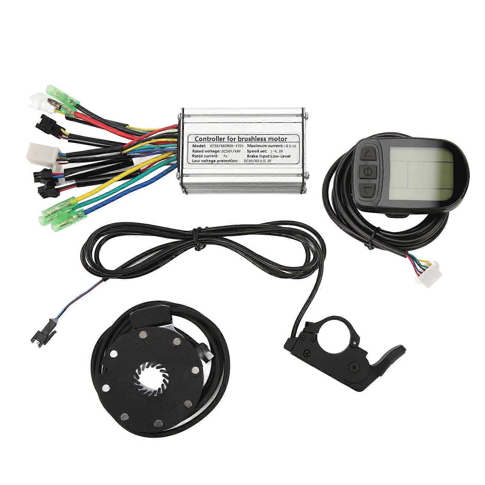LCD5 Display Panel Motor Brushless Controller Electric Bike Motor Scooter Controller Kit for KT 36V 48V 250W Electric Machinery