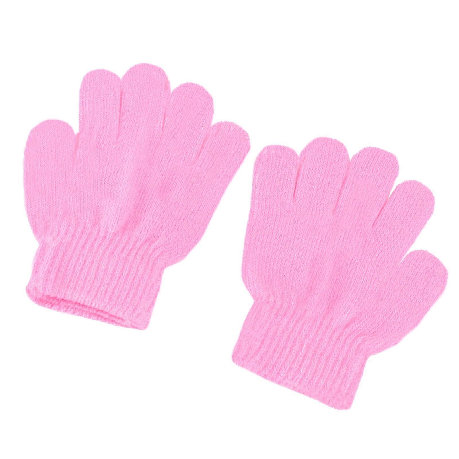 Water Absorption Five Finger Design Drying Gloves For Children Daily Use 2Pcs Comfortable Texture