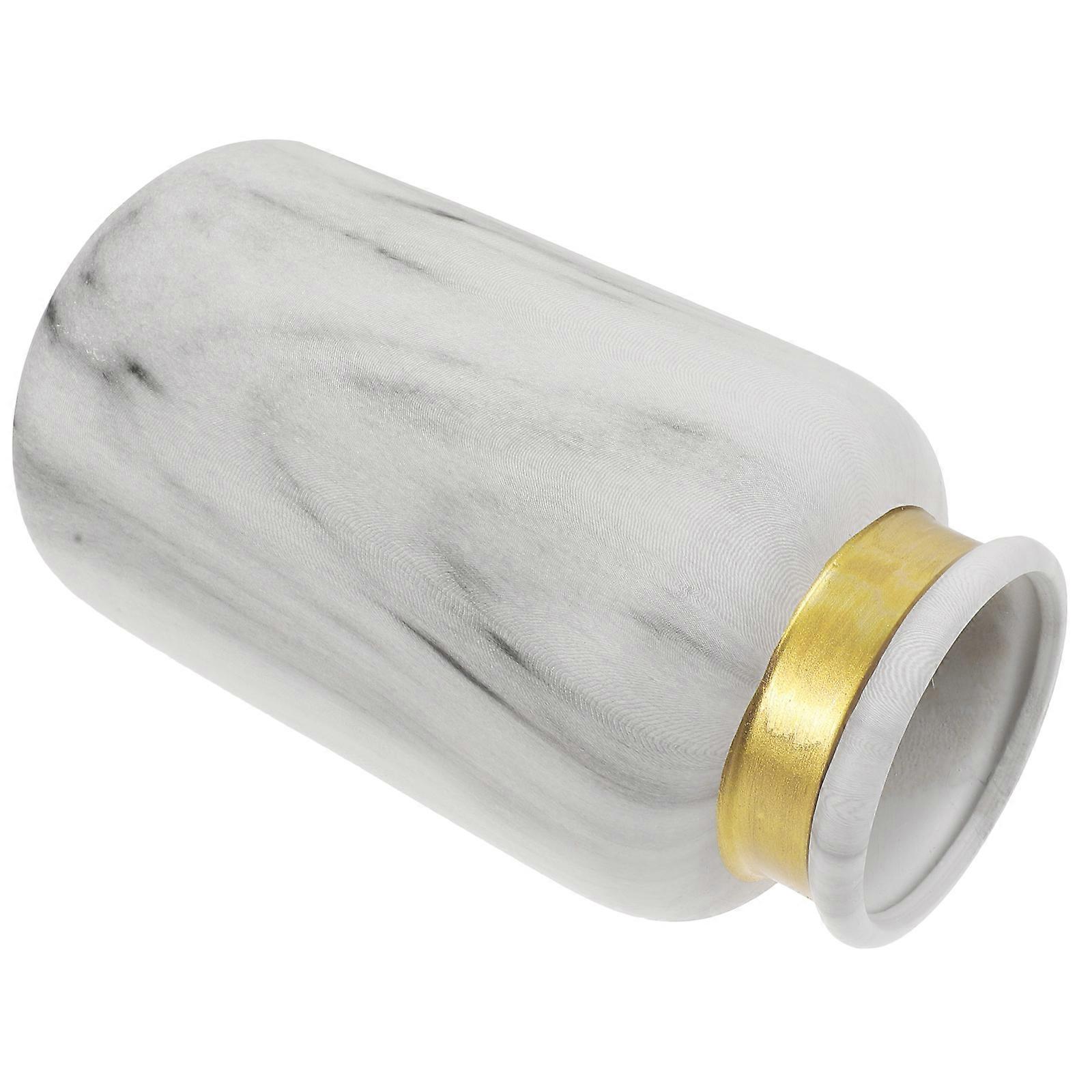 Marble Pattern Large Ceramic Vase for Flower Arrangement 1Pcs Decorative