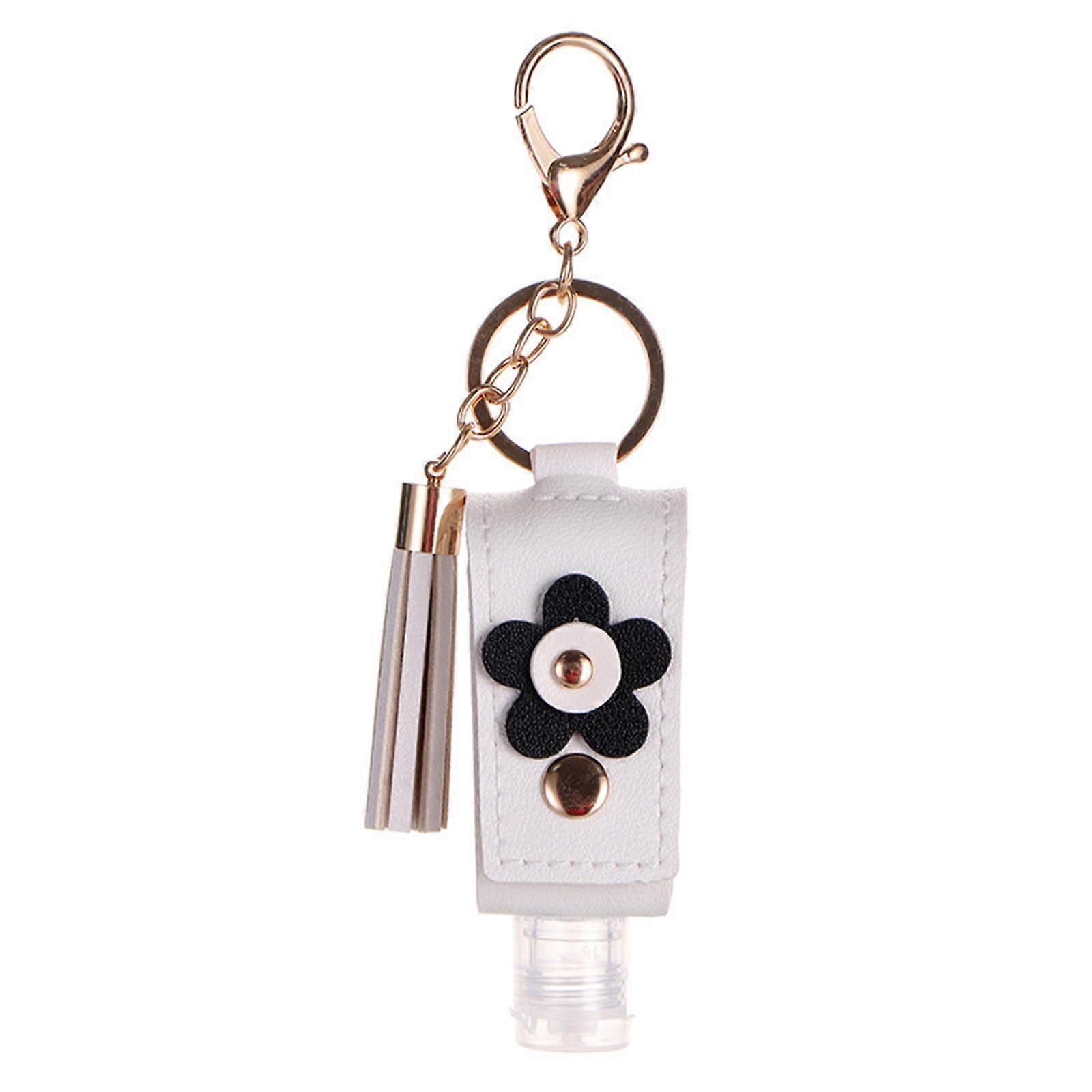 Portable Squeeze Bottle, Leak-Proof Travel Bottle with Keychain Holder, Essential Oil and Shampoo Storage, 30ml Capacity