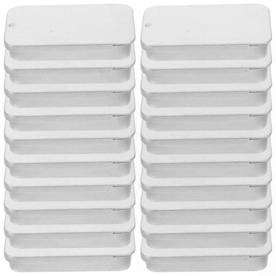 Balm Box Tin, 20 Pcs Metal Slide Top Small Storage Containers for Travel