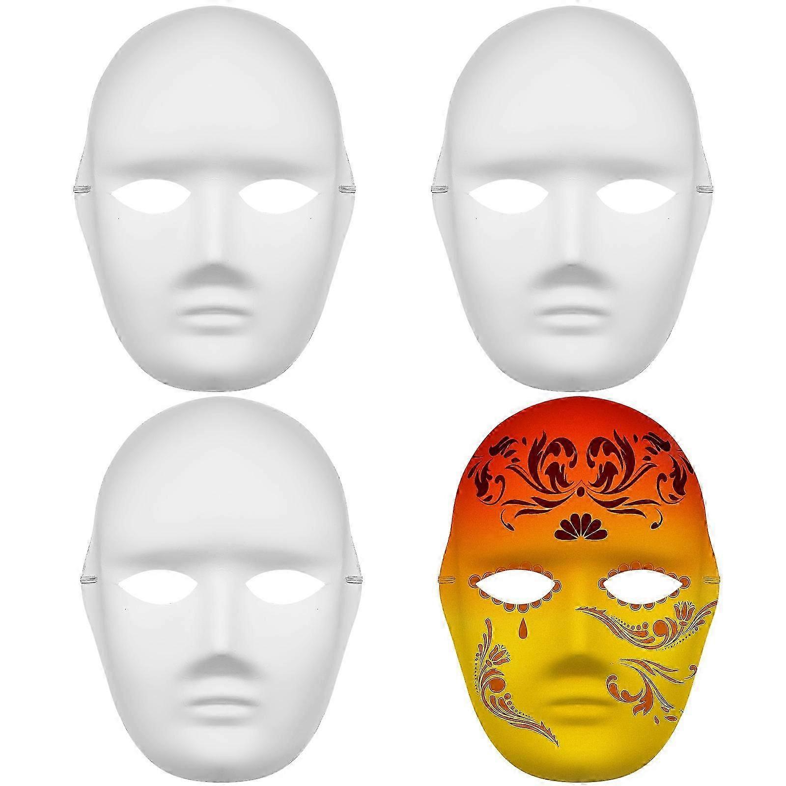 Versatile Machemask Costume, Paper Mask for Artistic Expression, Suitable Size