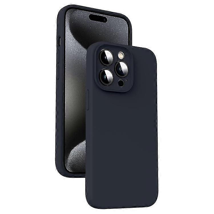 For iPhone 12 Pro Microfiber Liquid Silicone Shockproof Phone Case