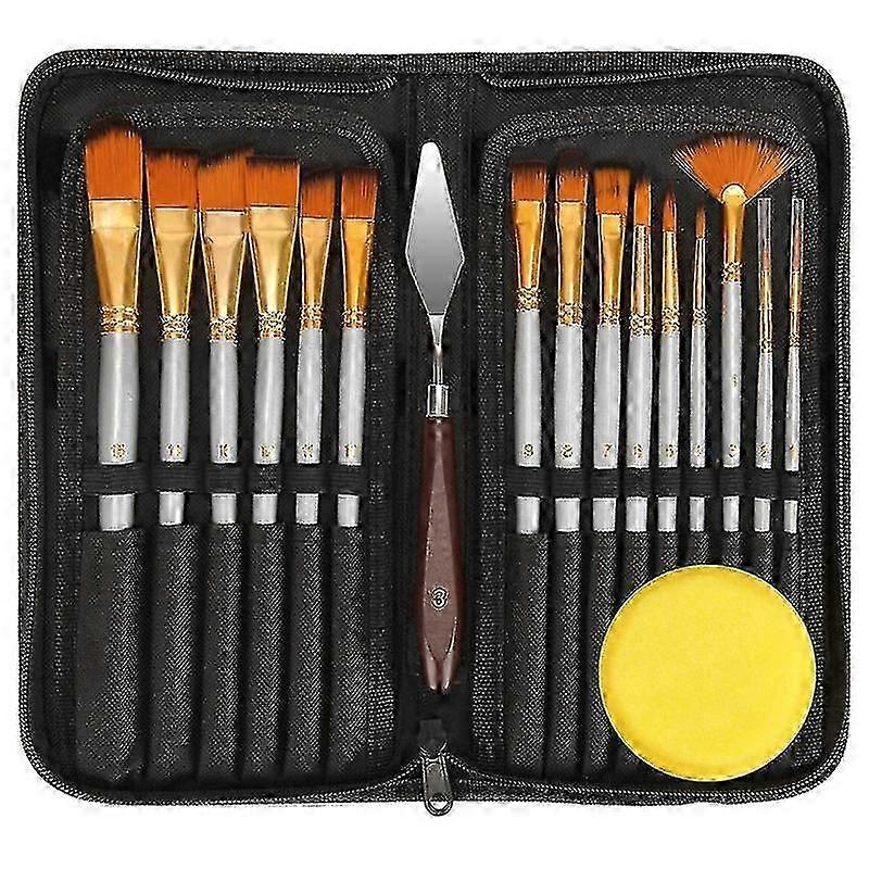 18-piece Paint Brush Set
