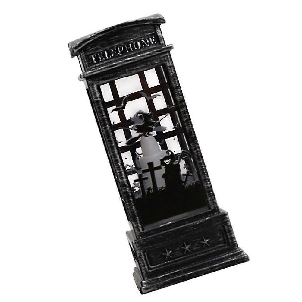 Halloween Wind Lamp Decor For Halloween Party Creating Creepy Atmosphere With Decorative Light In Black 1PC