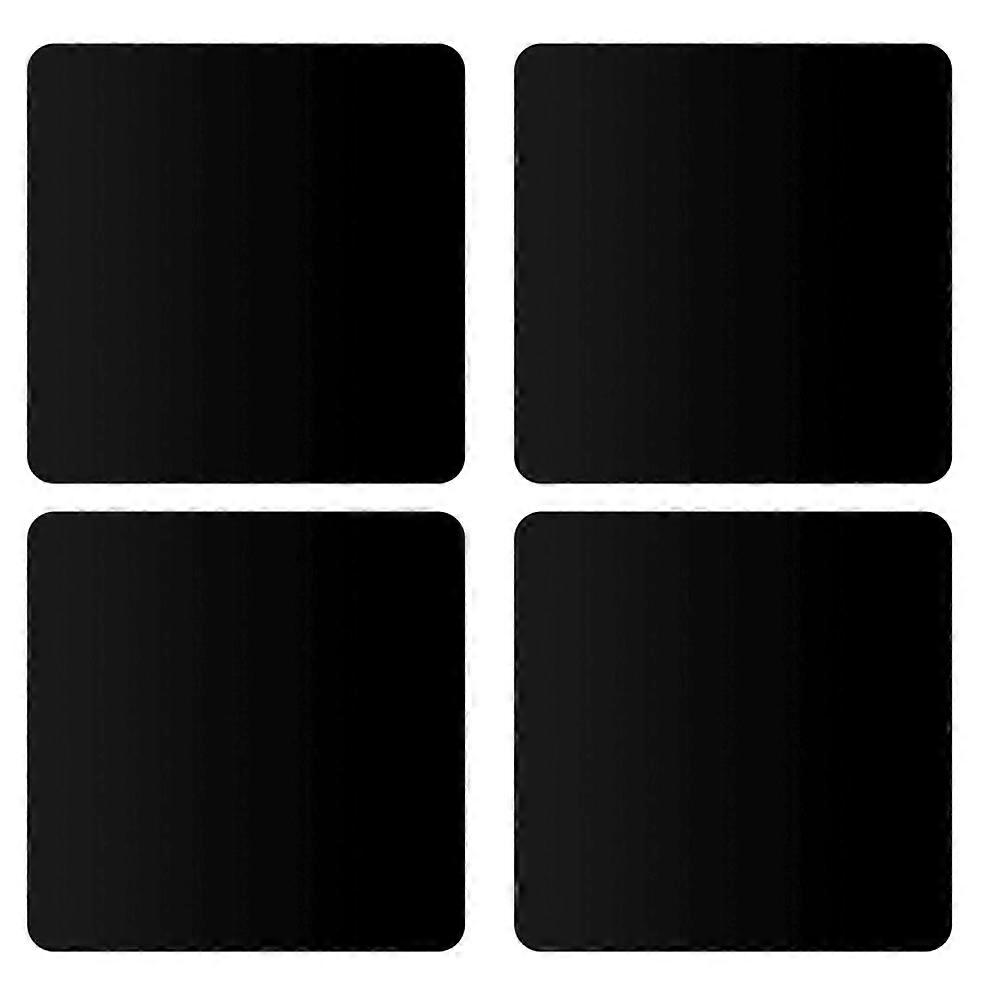 Acrylic Reflection Board for Photography Props and Jewelry Backgrounds Black Portable Decor Size 4pcs