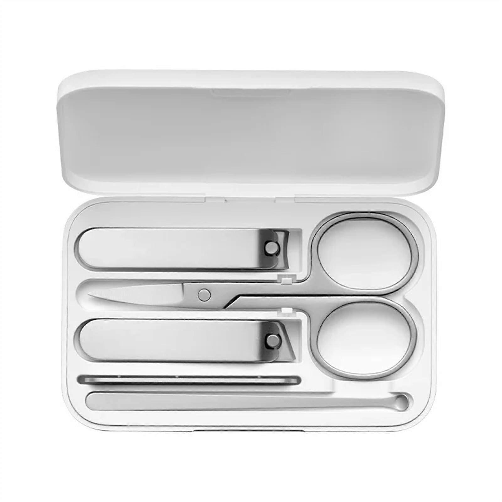 5in1 Nail Clipper Set, Manicure Pedicure Kit with Nail Trimmer File