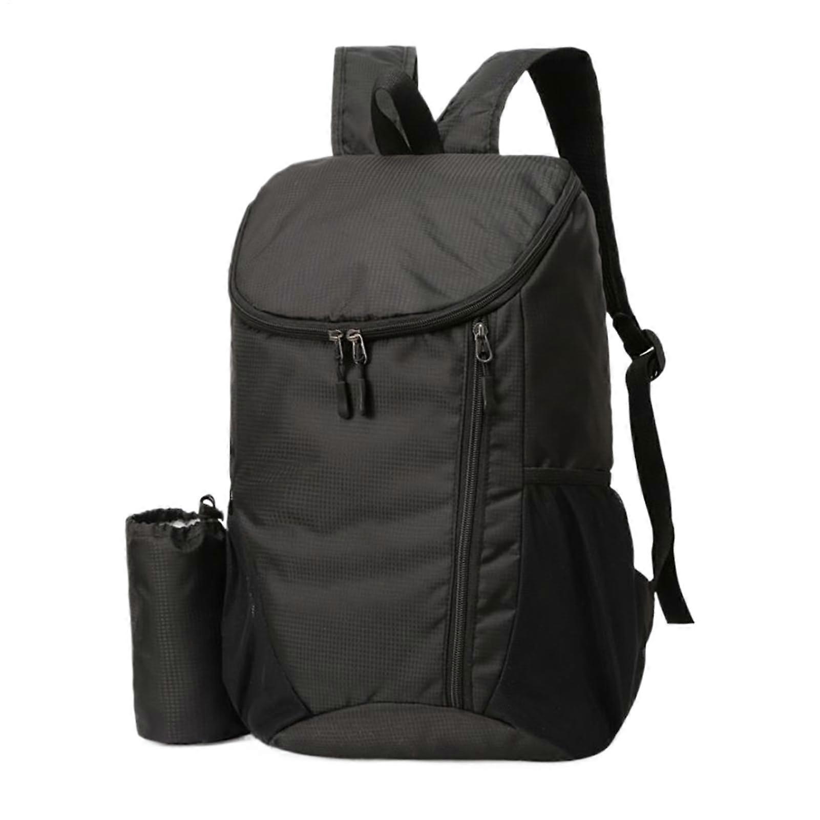 Waterproof Hiking Backpack - High-Performance Overnight Rucksack, Compatible Design, Black, Durable Material, Adventure Ready